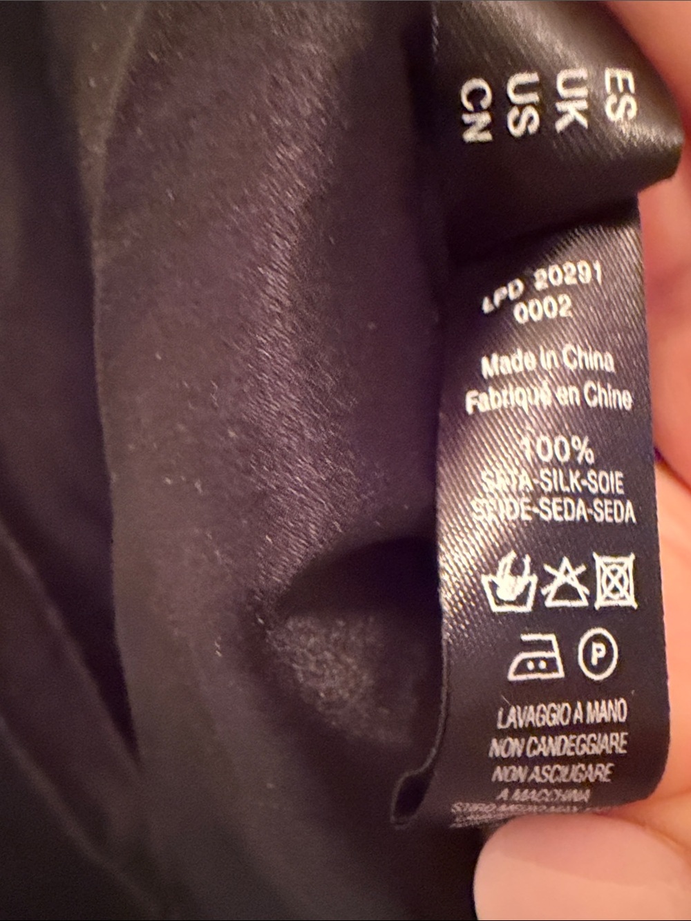 NWT La Perla Black Lingerie Silk Slip Top with Thin Straps M - Picture 7 of 12